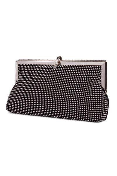 Soft silver sales clutch bag